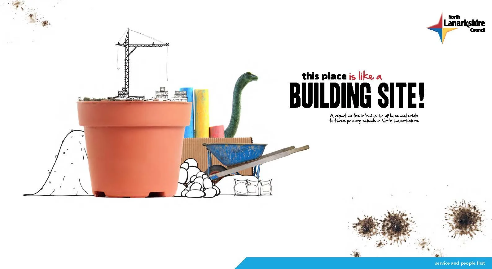 This place is like a building site! (loose parts play in school)