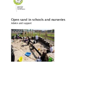 Open sand in schools and nurseries