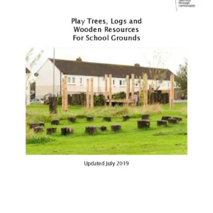 Play logs in school grounds and nurseries
