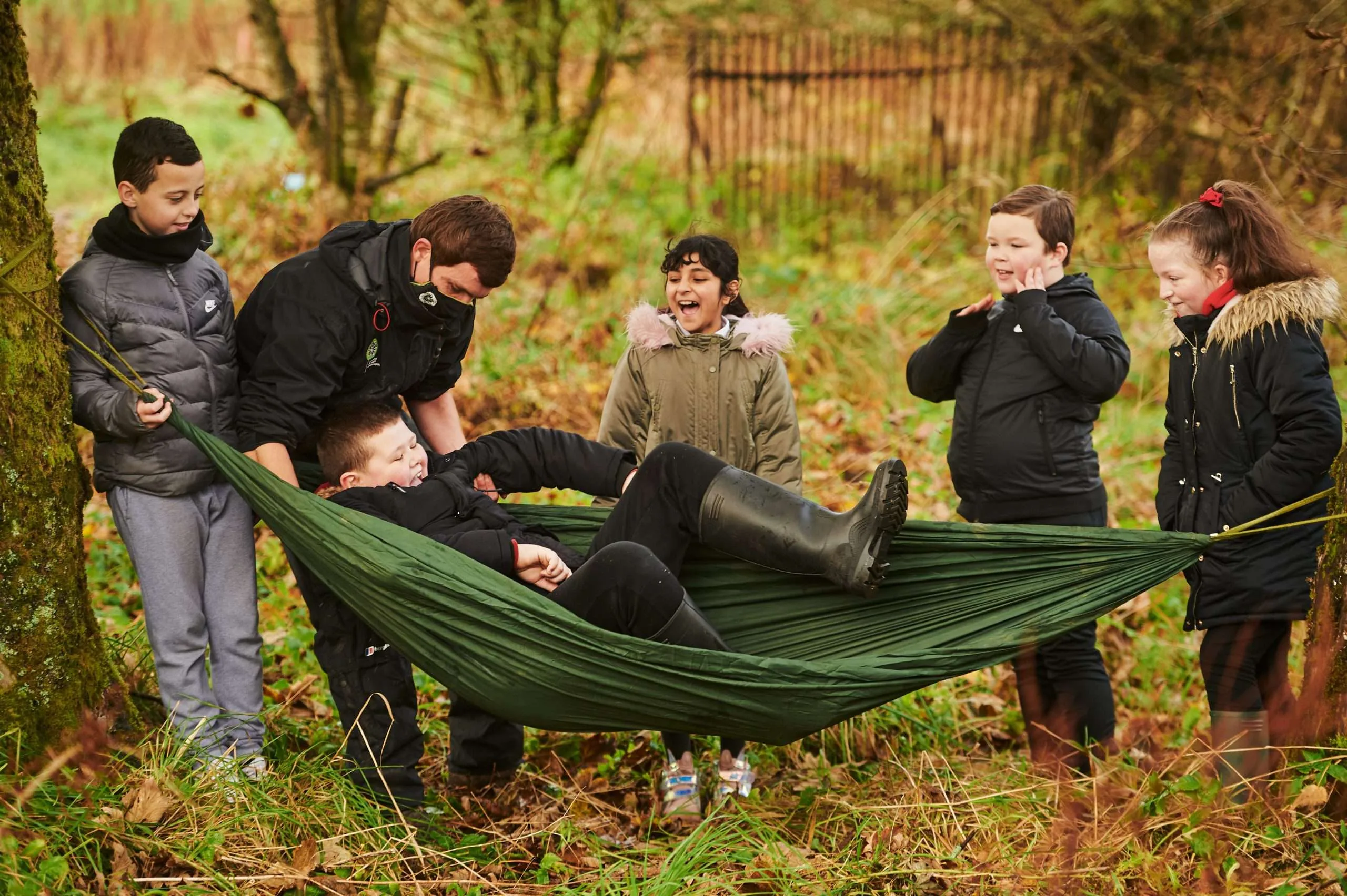 Building dens and building connections at a Norwich primary