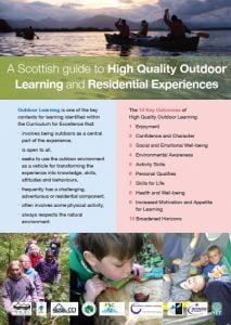 A Guide to High Quality Outdoor Learning and Residential Experiences