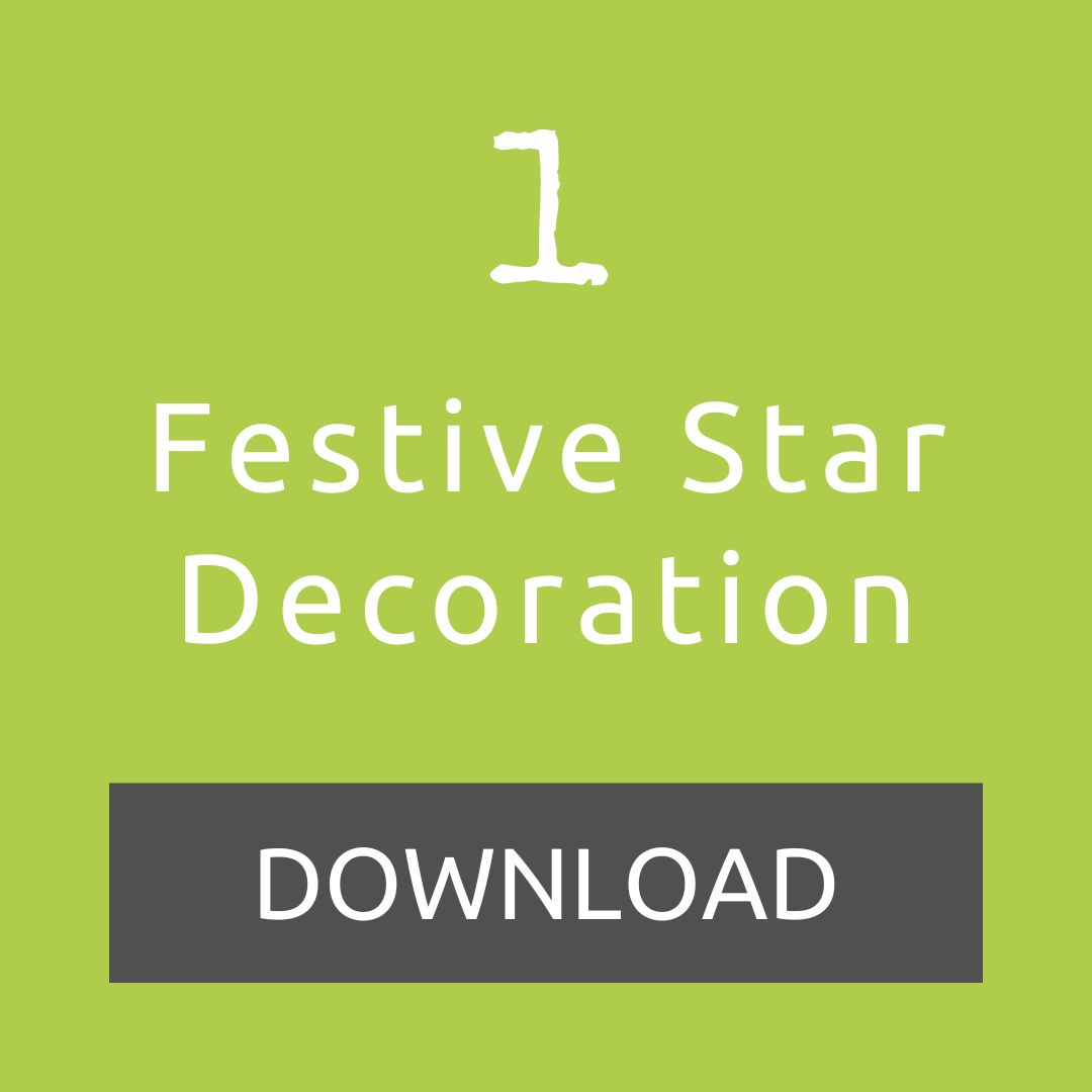 Download our 'Festive Star Decoration' outdoor lesson idea for day 1 of the LtL Advent Calendar.