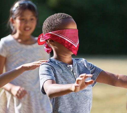 Blindfolded Exploring - Learning through Landscapes