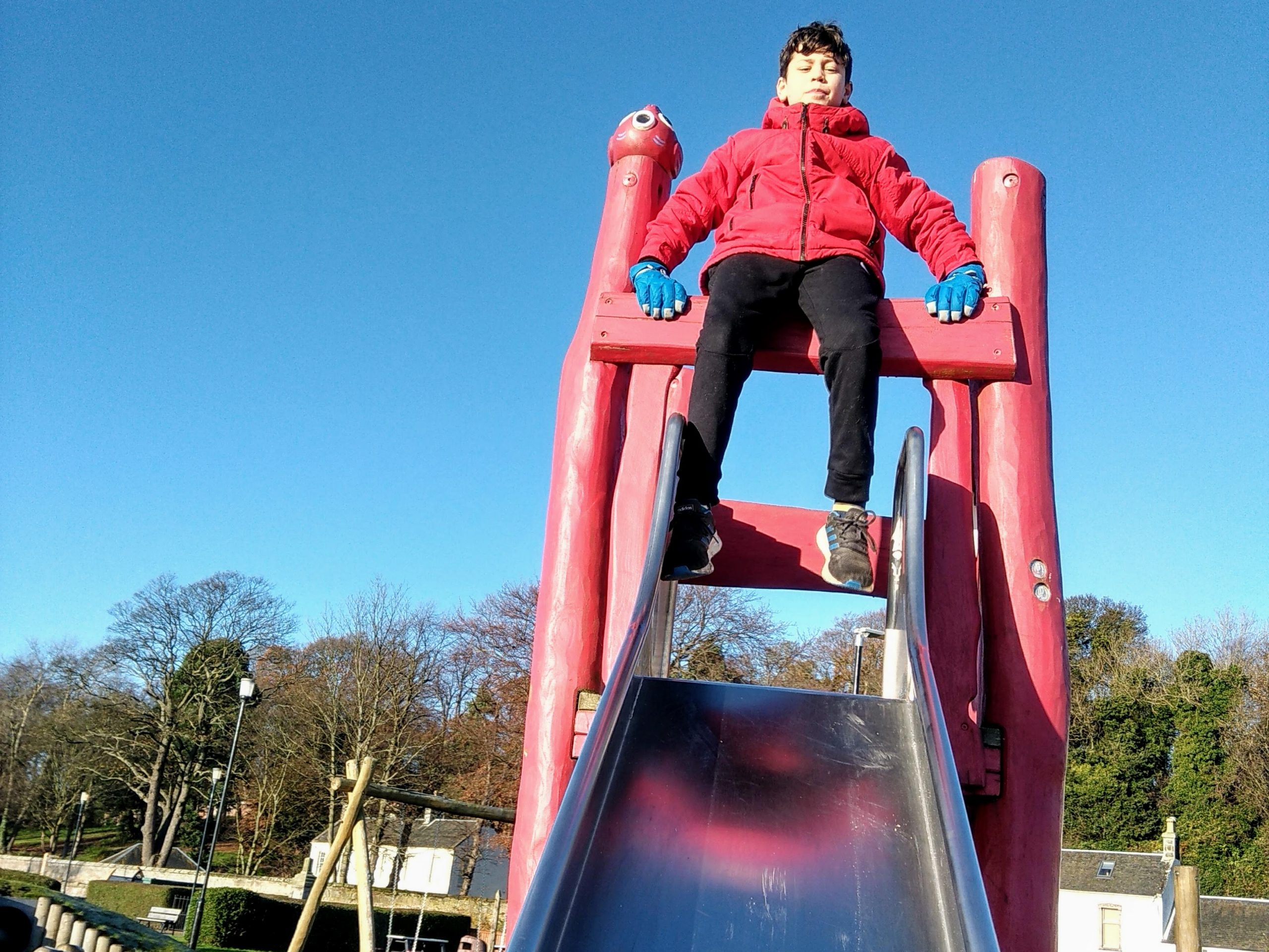 The Physics of a Playground Slide