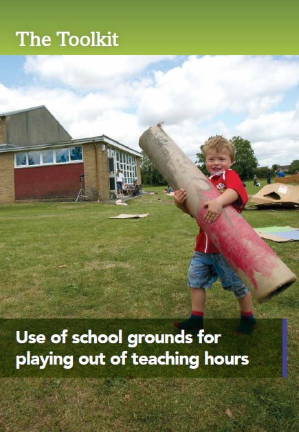 Children and young people need and are entitled to quality places and time for play as part of their everyday life within their own community. This includes play out of hours in school grounds.Existing school facilities, in most cases, offer significant opportunities to satisfy not only the learning needs of all learners, but many of the social and recreational needs for the community. School buildings, their contents and grounds, often represent the largest single asset of communities. It is important that schools are realistic about what they can and cannot provide in terms of developing and extending opportunities for playing out of teaching hours.Schools across the country have managed to do so, and the Play Out of Hours toolkit is designed to help us learn from their experience.