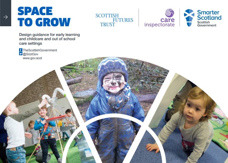 Space to grow: Design guidance for early learning and childcare and out of school care settings.