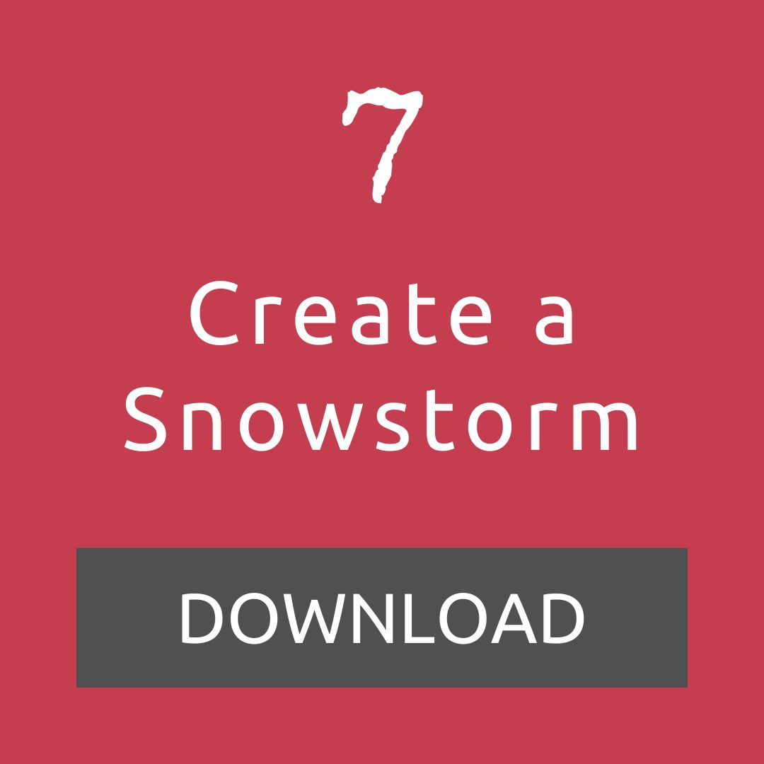 Download our 'Create a Snowstorm' outdoor lesson idea for day 7 of the LtL Advent Calendar.