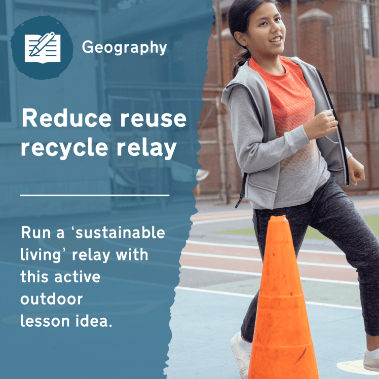 Reduce Reuse Recycle Relay | Outdoor Lesson Idea by Learning through ...