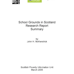 Summary of Scottish School Grounds Survey (2005)