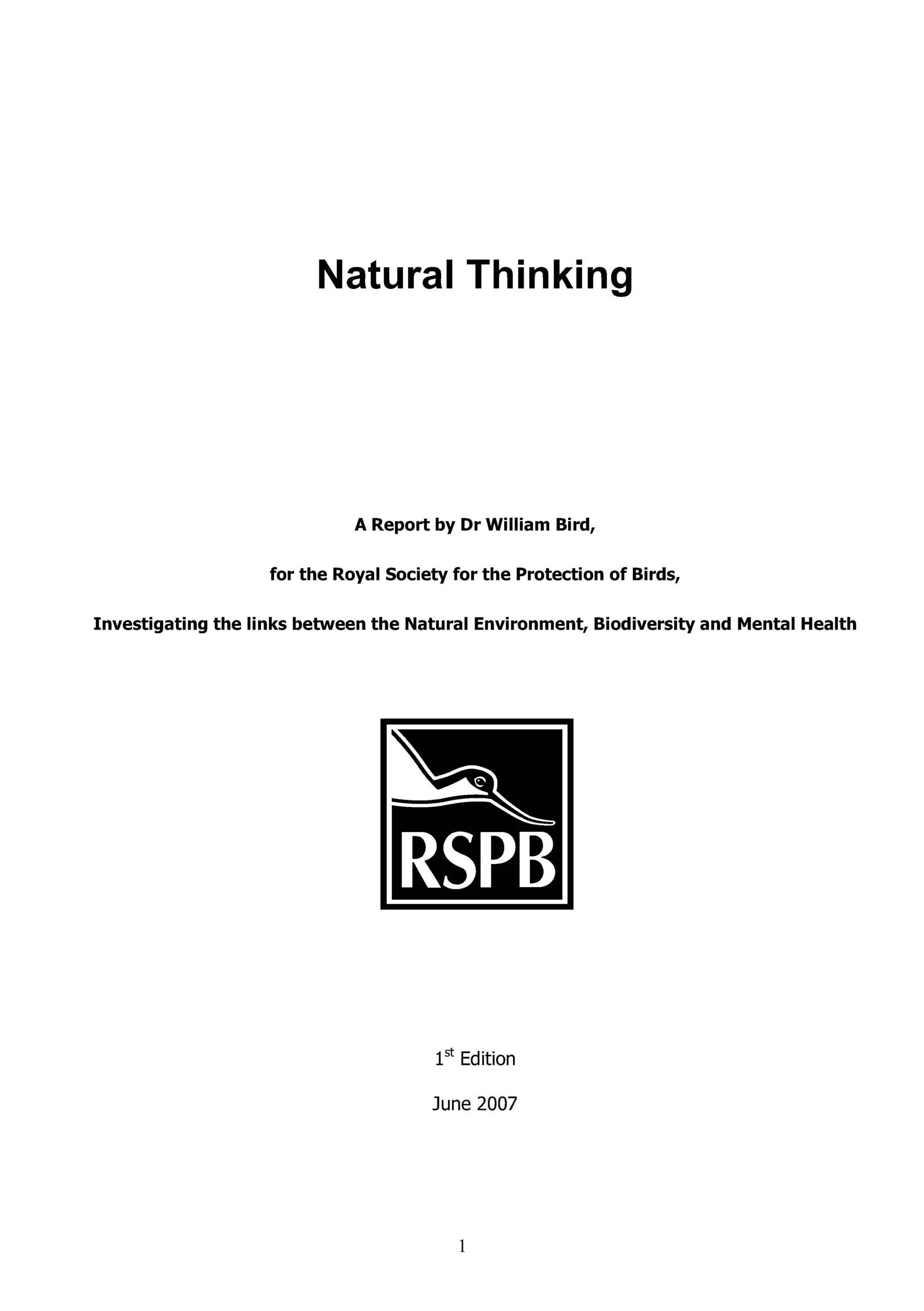 Natural Thinking