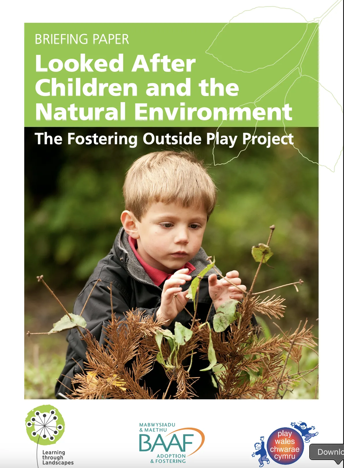 Looked after children and the natural environment