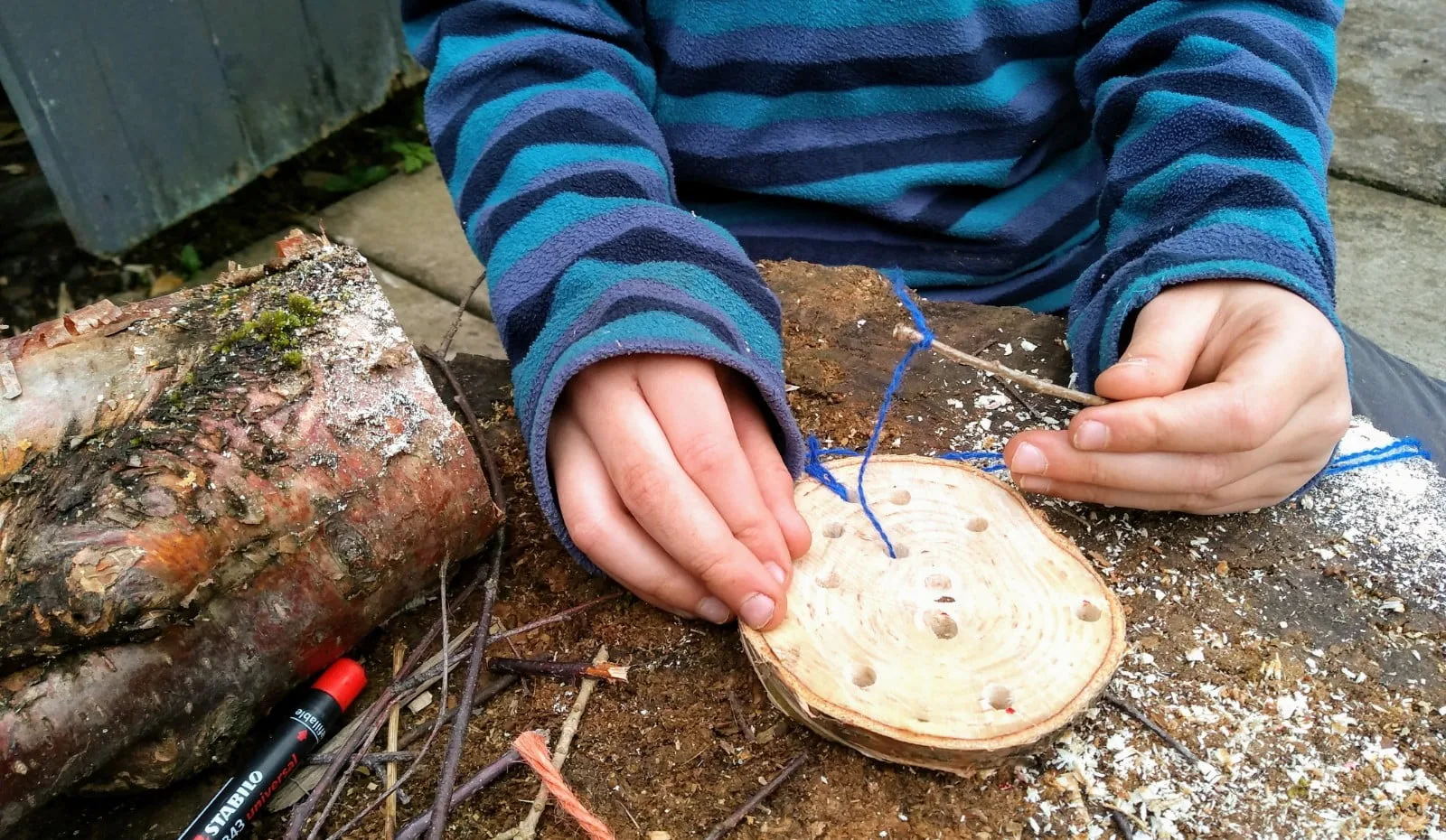 Wooden Disc Weaving