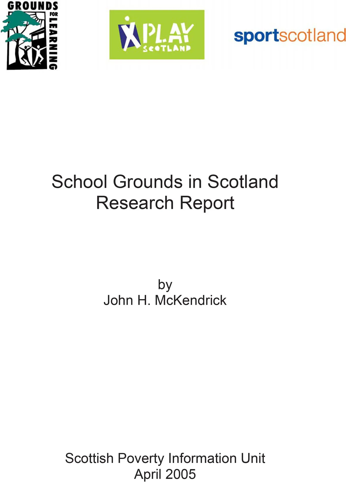 Scottish School Grounds Survey (2005)