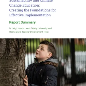 Sustainability and Climate Change Education: Summary