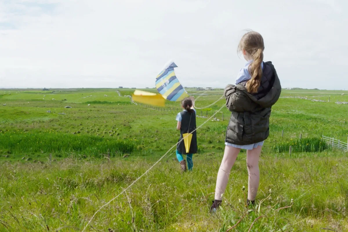The Scottish island children planting trees to create a sheltered place to play